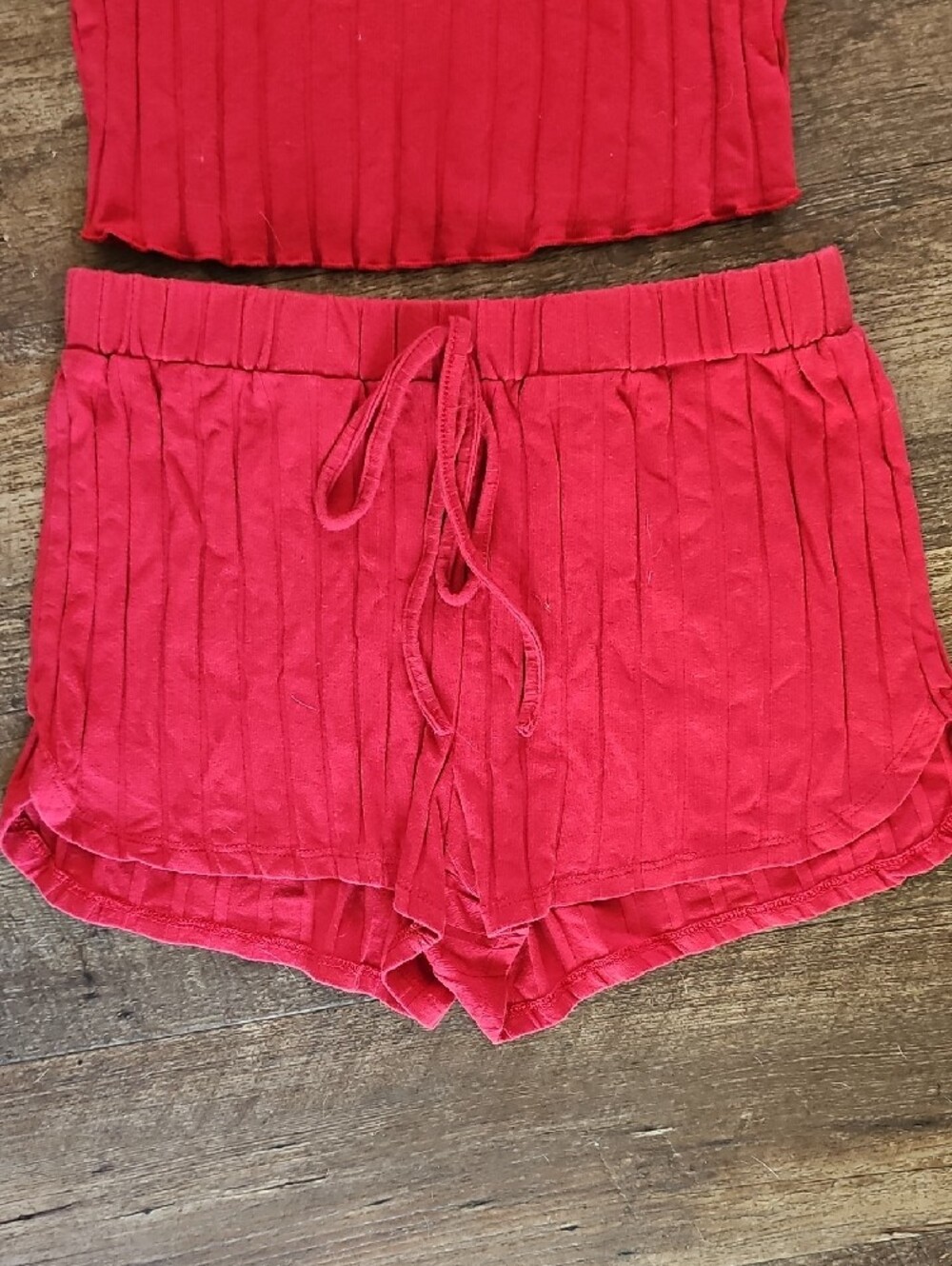 Women's Ribbed Tank & Short Set - Picture 2 of 4